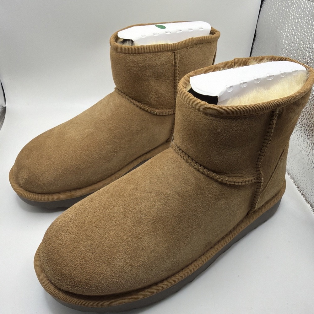 Kirkland Women's Signature Boots Tan Shearling Suede Comfort Platform Size 8